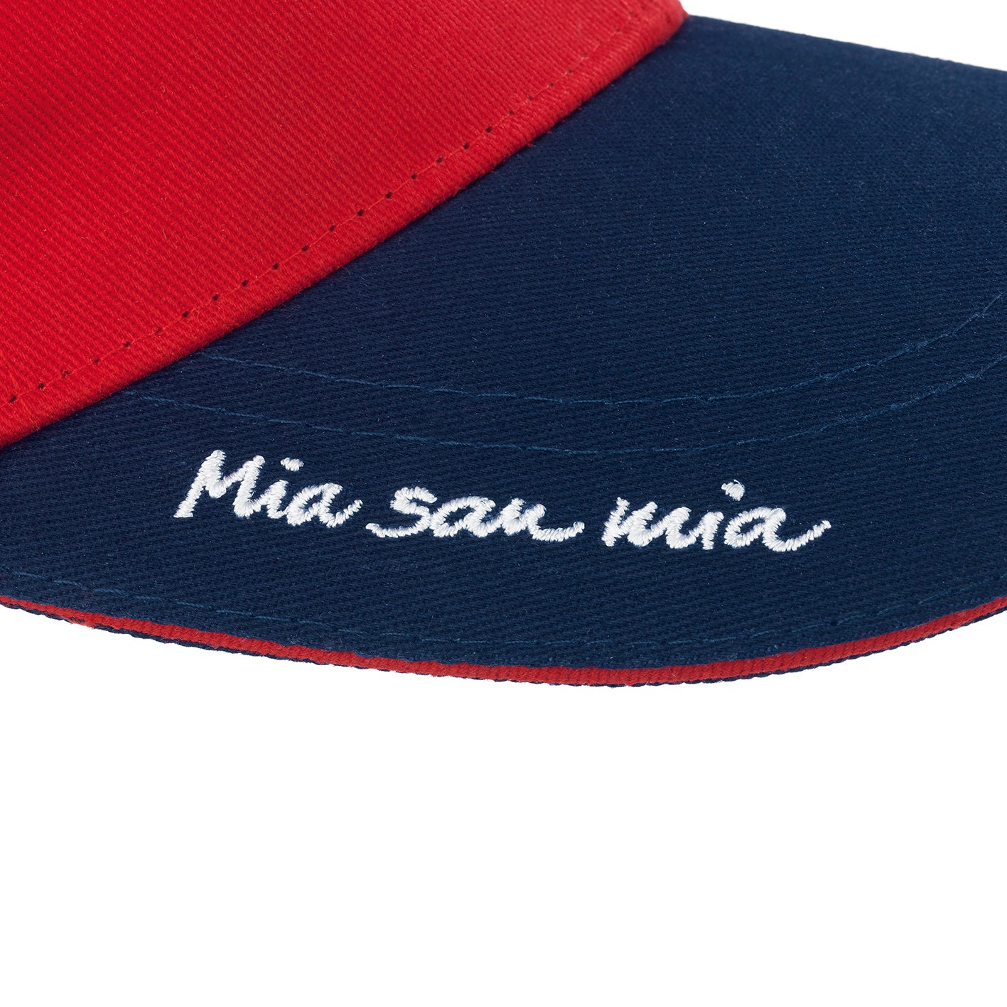 Cap "Mia san Mia" - blau/rot mit Logo