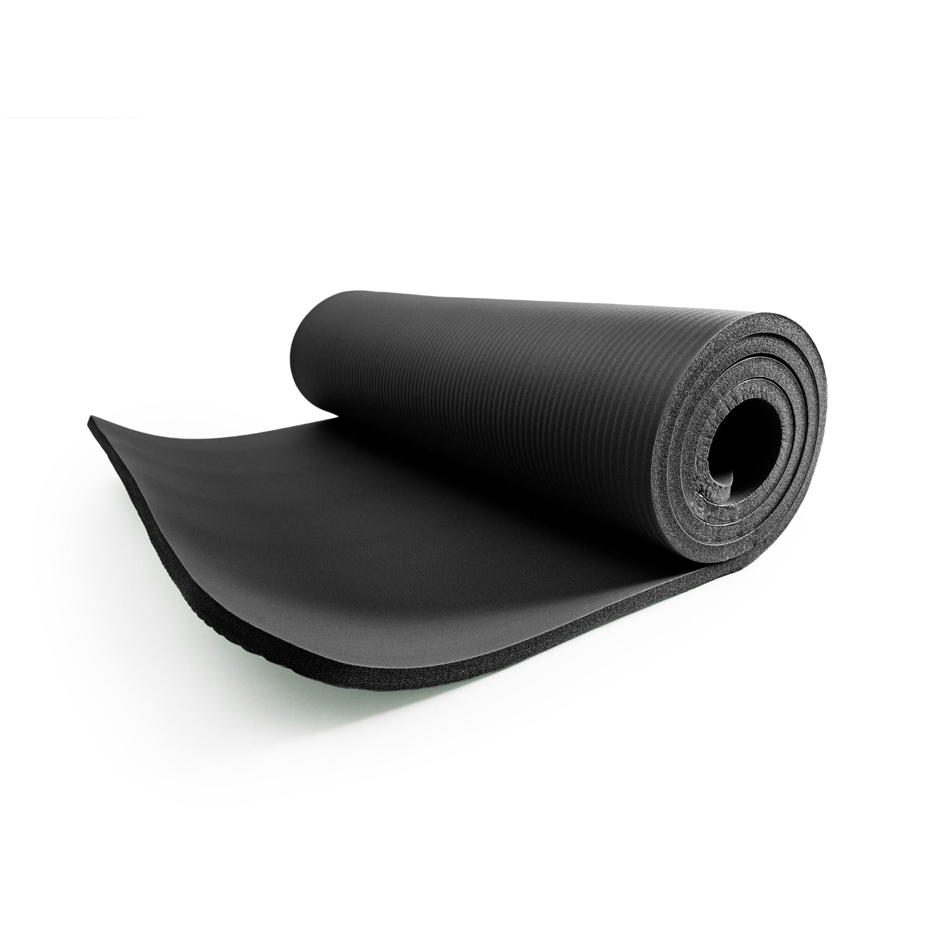 Fitnessmatte Sharma - 183x61x0,8 cm - schwarz