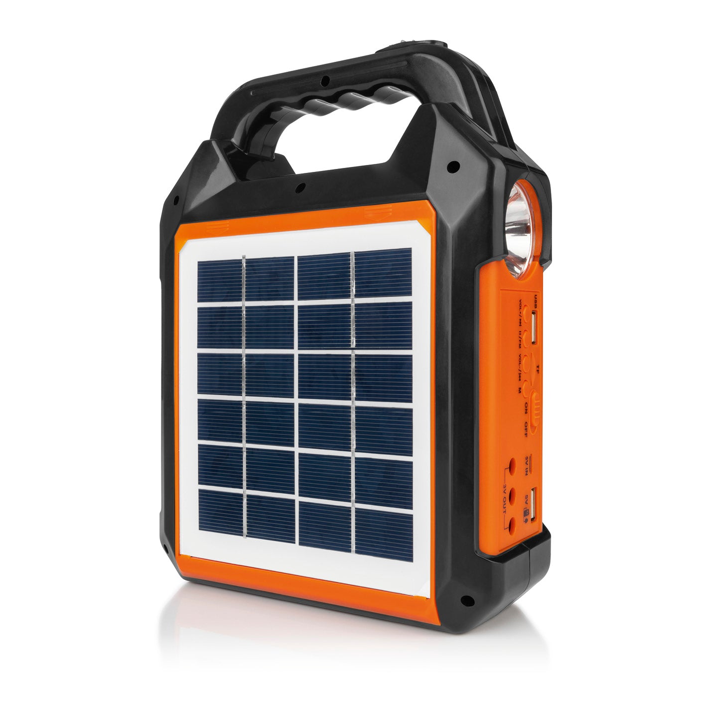 Solar-Generator Kit 10000mAh - schwarz/orange