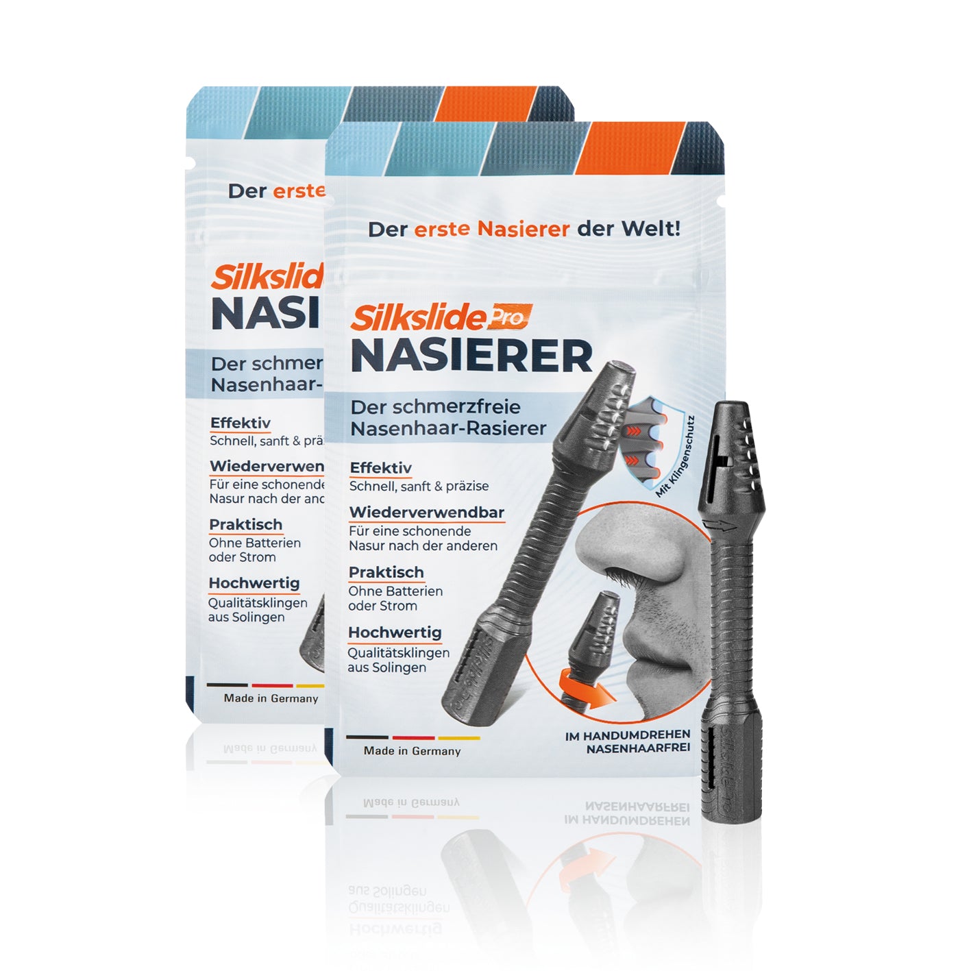Nasenhaartrimmer - Nasierer - 2er-Set
