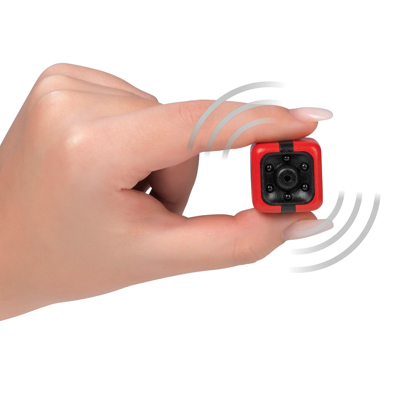 Mini-Kamera 3,7V - mit Speicherkarte 8GB - rot/schwarz